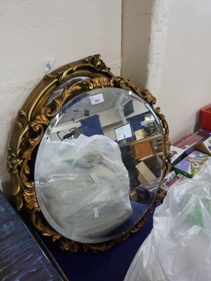 Lot 664 - Two gilt framed wall mirrors