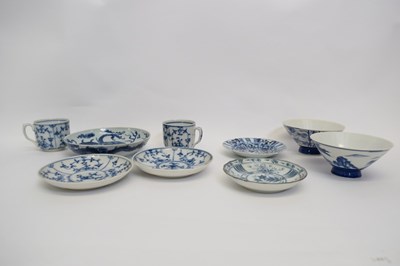 Lot 12 - Group of Chinese and European porcelains...