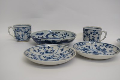 Lot 12 - Group of Chinese and European porcelains...