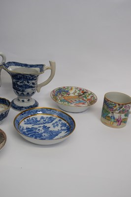 Lot 19 - Group of Chinese blue and white porcelains...