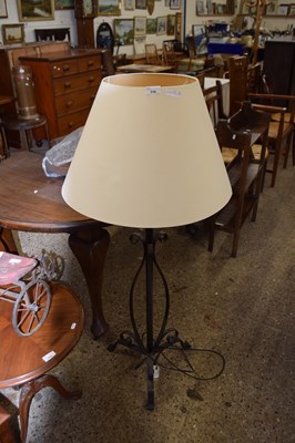 Lot 318 - Iron based standard lamp
