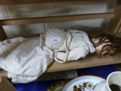 Lot 555 - An Armard Marseille porcelain headed doll,...
