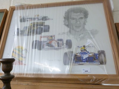 Lot 558 - Stuart McIntyre, a tribute to Ayton Senna,...