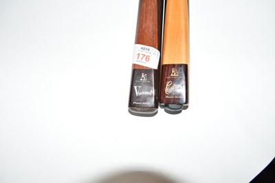Lot 176 - Two Powerglide cues Viscount and Consul