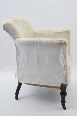 Lot 310 - Early 20th century tub chair (for...