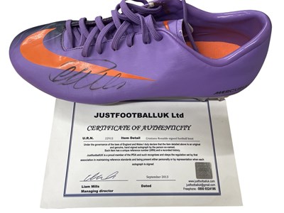Lot 178 - A Nike football boot, bearing the signature of...