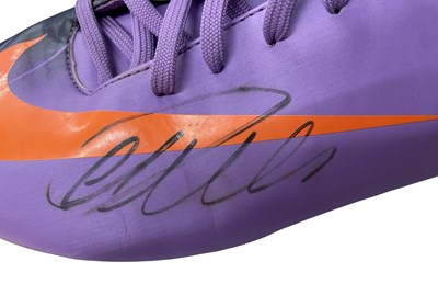 Lot 178 - A Nike football boot, bearing the signature of...