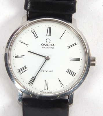 Lot 297 - An Omega Deville quartz wristwatch, the watch...