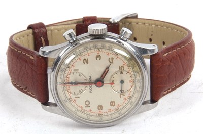 Lot 317 - A gents vintage Rodana chronograph wristwatch,...