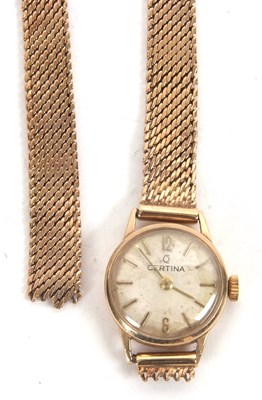 Lot 328 - 9ct gold lady's Eterna wristwatch, hallmarked...