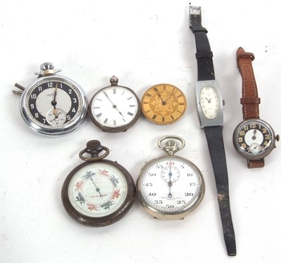 Lot 338 - Mixed Lot:  Various wristwatches and pocket...