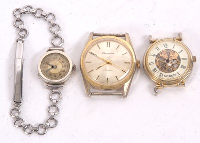 Lot 341 - Mixed Lot:  Three wristwatches, one Saxon, one...