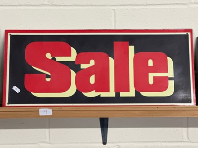 Lot 9 - Painted metal promotional  "Sale"