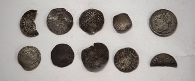 Lot 30 - A small quantity of ten Old English silver...