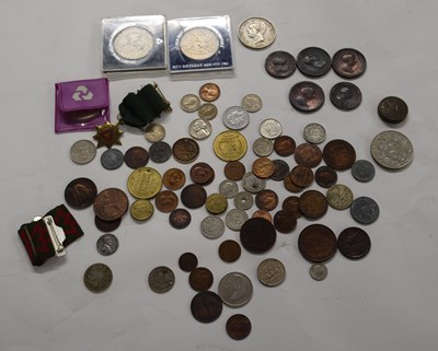 Lot 35 - Quantity of mixed coins to include King Amadeo...