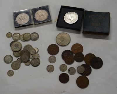 Lot 37 - Small mixed quantity of English coins to...