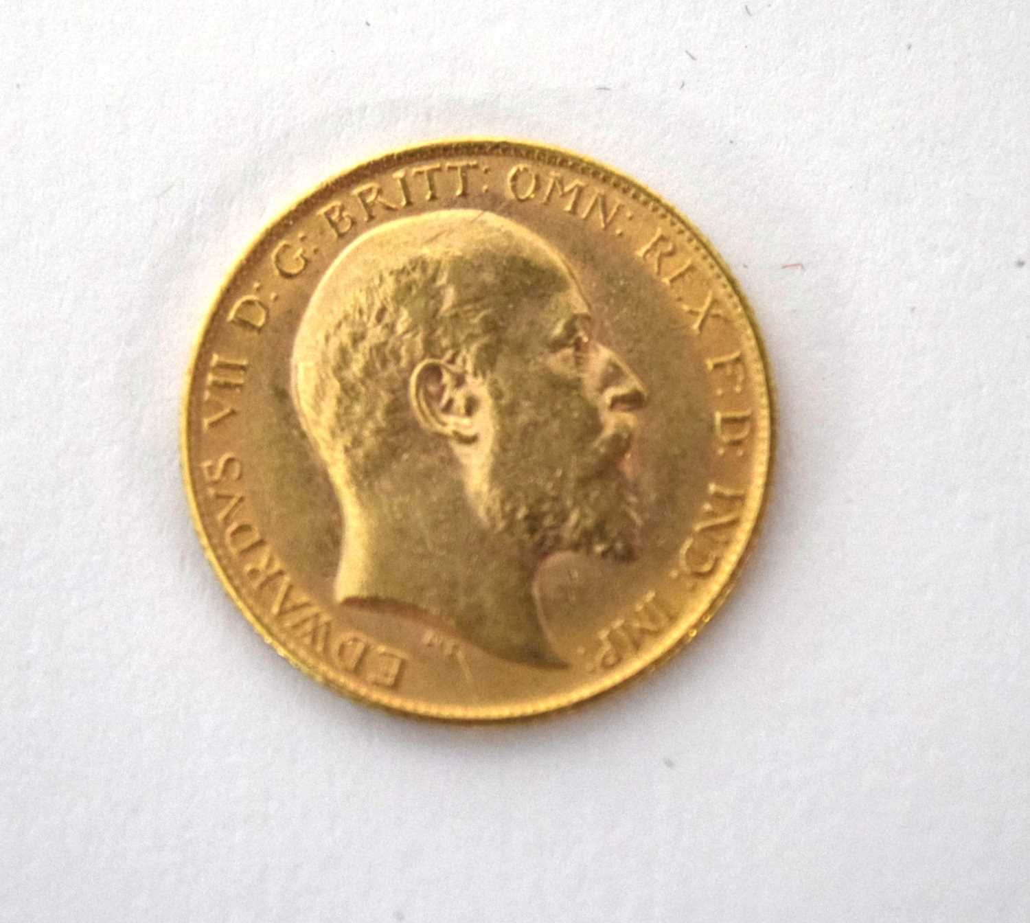 Lot 40 - Edward VII 1905 gold half sovereign