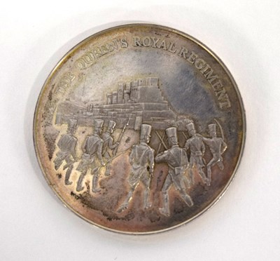 Lot 99 - A silver hallmarked commemorative coin/medal...