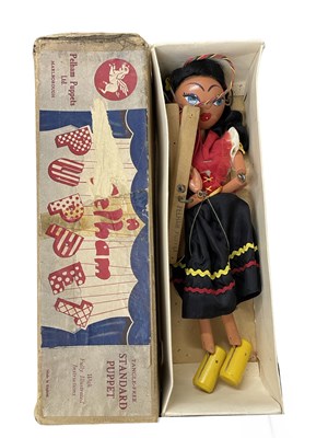 Lot 150 - A boxed Pelham SS Gypsy marionette puppet