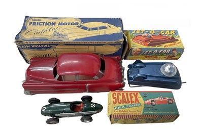 Lot 78 - A mixed lot of boxed vintage plastic vehicles,...