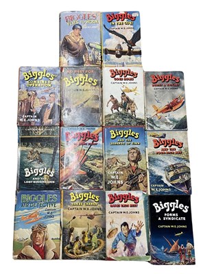 Lot 21 - W E JOHNS: A collection of Biggles books...