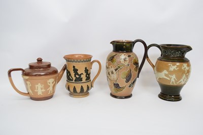 Lot 45 - Group of Doulton wares including a jug with...