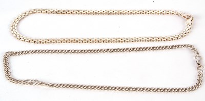 Lot 113 - Two necklaces, to include a 6mm wide bricklink...