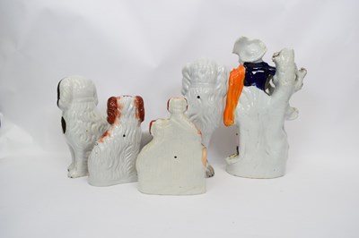 Lot 67 - Group of Staffordshire wares including two...