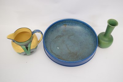 Lot 76 - Art Deco pottery jug together with a...