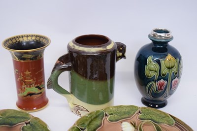 Lot 79 - Quantity of Continental pottery Majolica style...