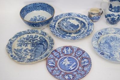 Lot 90 - Group of pearlwares and other English pottery...