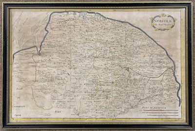 Lot 26 - Robert Morden (1650-1703) Norfolk, hand...