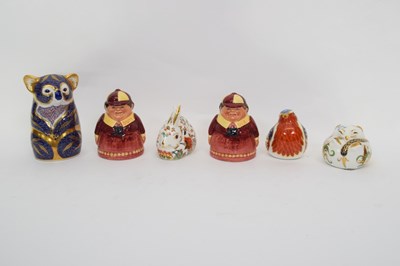 Lot 98 - Pair of Royal Doulton condiments modelled as...