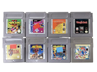 Lot 357 - A collection of retro Nintendo Game Boy game...