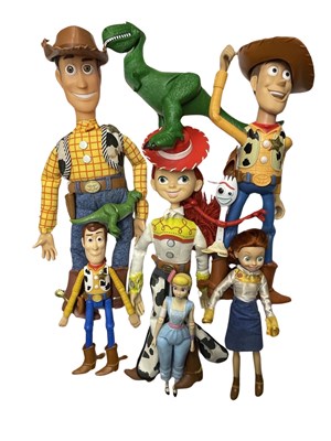 Lot 270 - A collection of Toy Story character dolls, to...