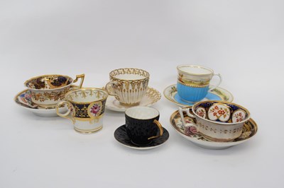 Lot 108 - Group of English porcelain late 19th century...