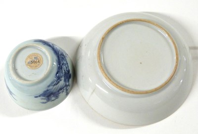 Lot 256 - Nanking Teabowl and a Saucer