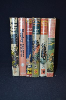 Lot 4 - W E JOHNS: BIGGLES, various first edition...