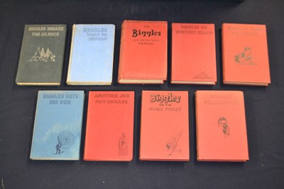 Lot 7 - W E JOHNS: BIGGLES, various first edition...