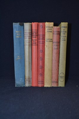 Lot 1 - W E JOHNS: BIGGLES, various first edition...