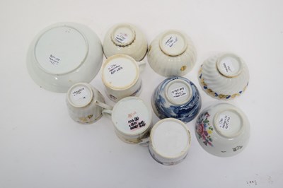Lot 117 - Group of English porcelains including a Derby...