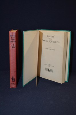Lot 3 - W E JOHNS: BIGGLES OF THE CAMEL SQUADRON, two...