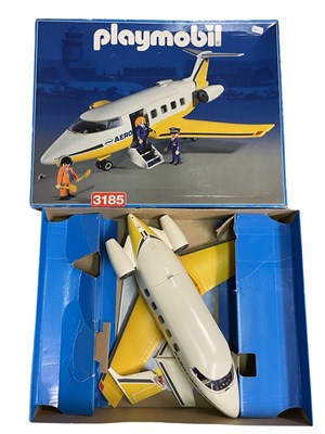 Lot 286 - A boxed Playmobil 3185 Airport Jet (unchecked...