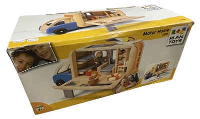 Lot 141 - A boxed wooden Motor Home playset by Plan Toys