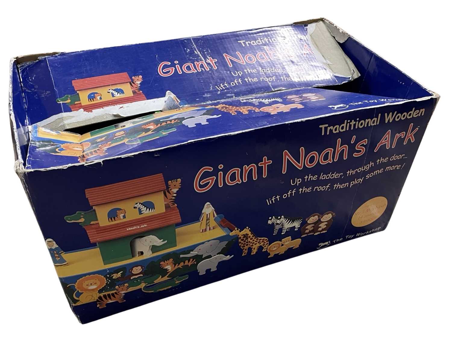 Lot 142 - A boxed wooden Noah's Ark playset