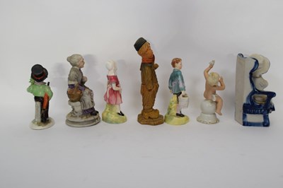 Lot 119 - Group of porcelain figures including Royal...
