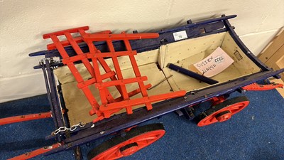 Lot 70 - Wooden scratch built model of a Sussex Wagon,...