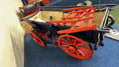 Lot 70 - Wooden scratch built model of a Sussex Wagon,...