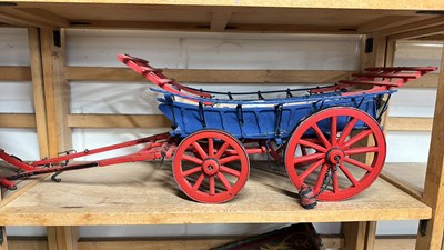 Lot 83 - A scratch built model of a Monmouthshire cart,...