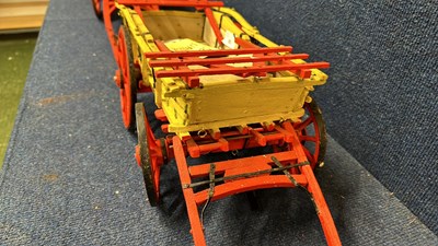 Lot 85 - A scratch built model of a Devon Chest Wagon,...